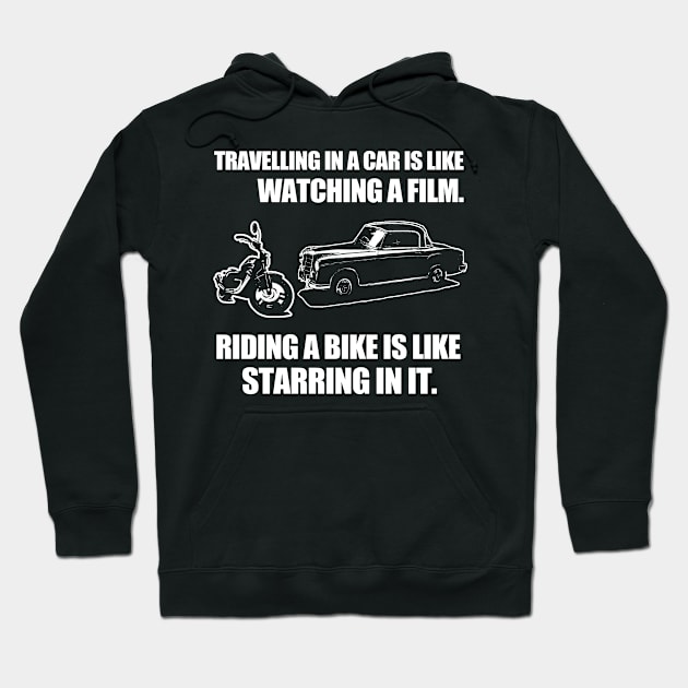 Riding A Bike Hoodie by Meetts